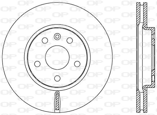 OPEN PARTS Bremžu diski BDR2535.20